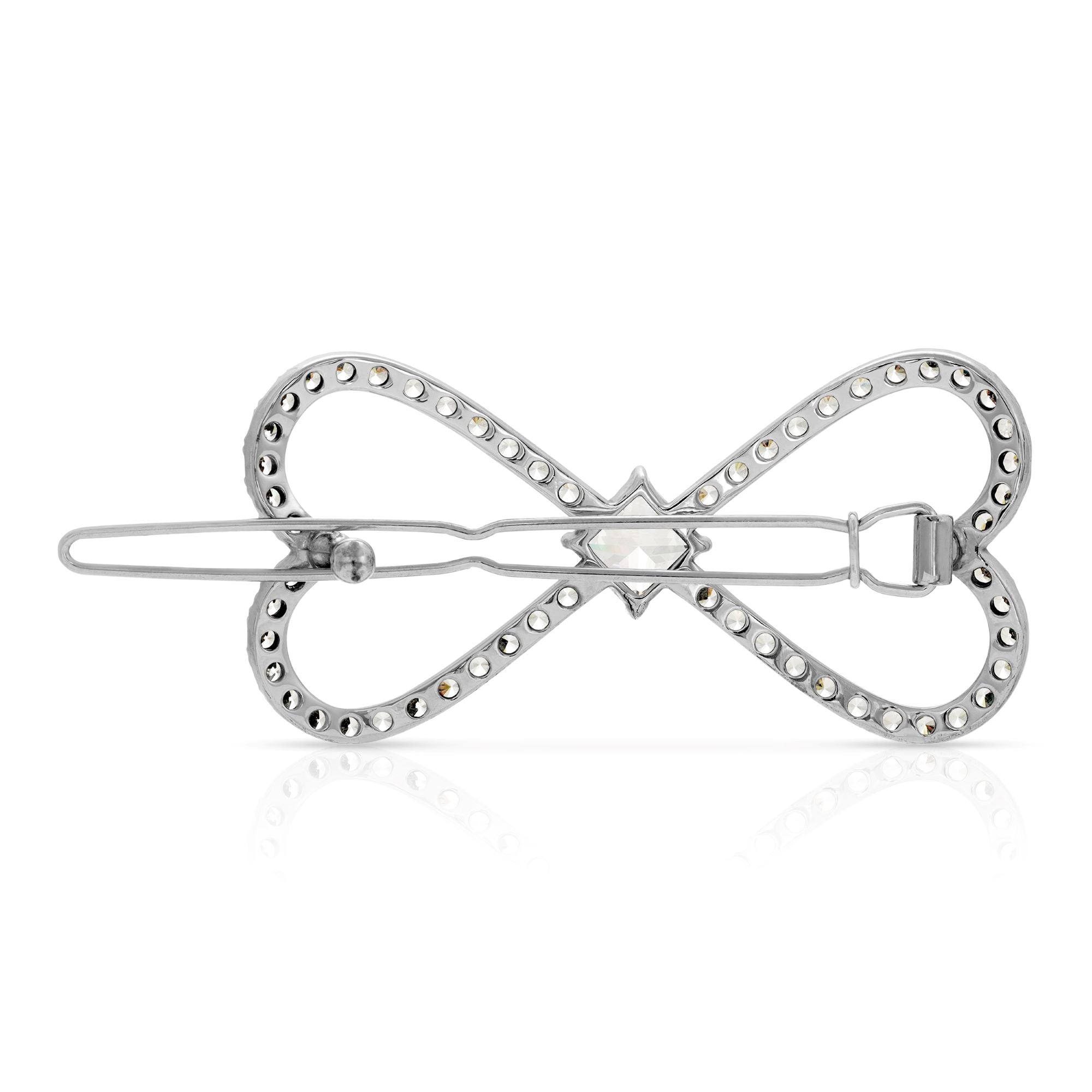 SSA2100125-Cubic Zirconia Stone Brass Metal