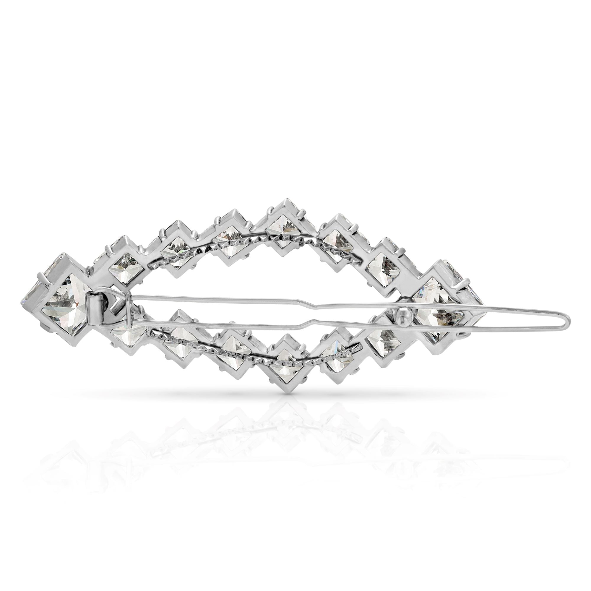 SSA210031-Cubic Zirconia Stone Brass Metal