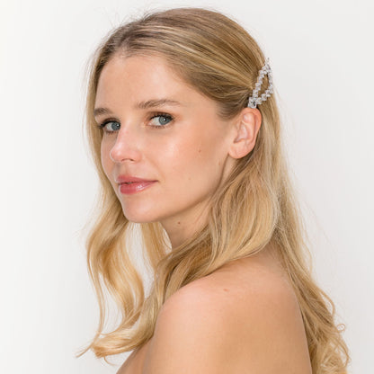 SSA210031-Cubic Zirconia Stone Brass Metal