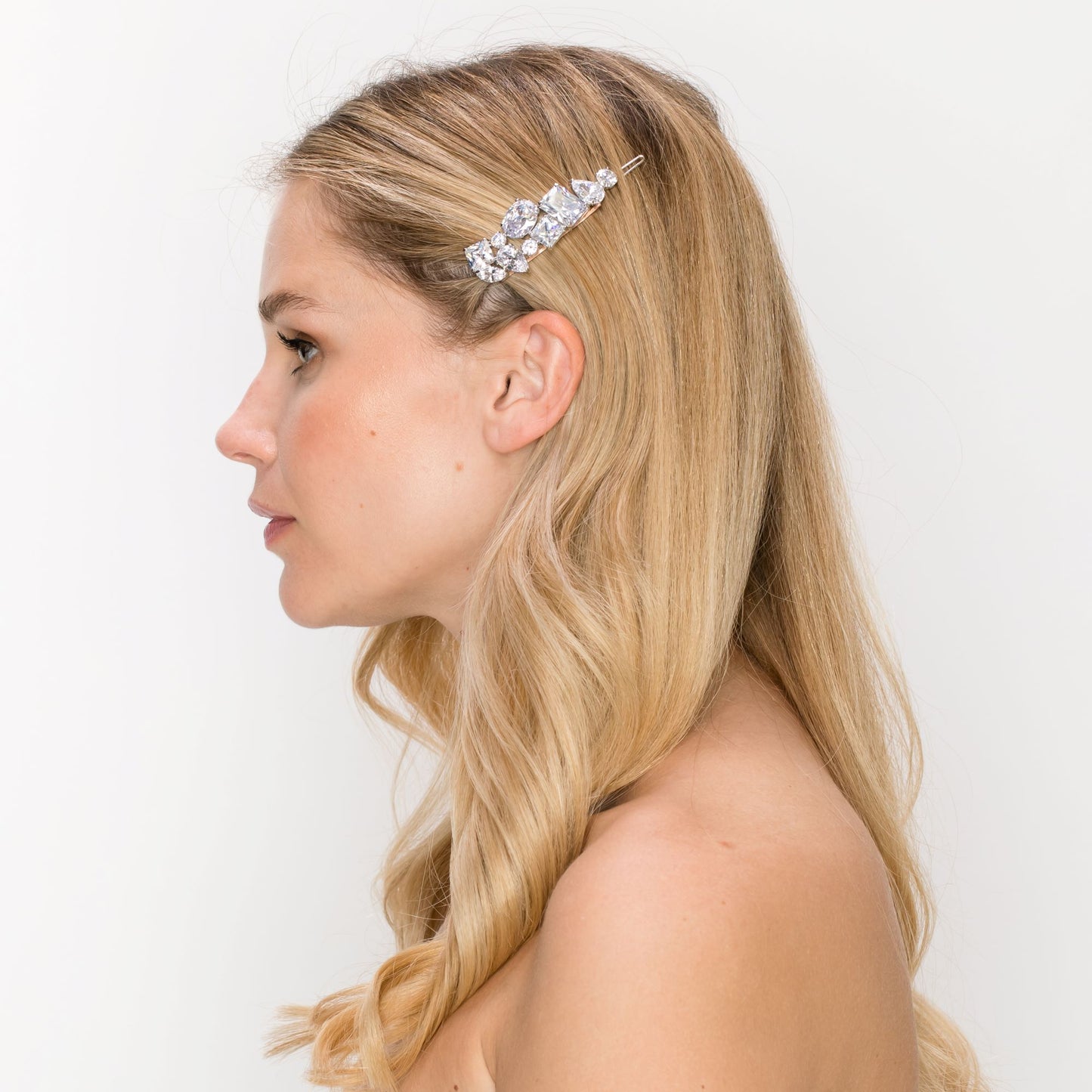 SSA210017-Cubic Zirconia Stone Brass Metal