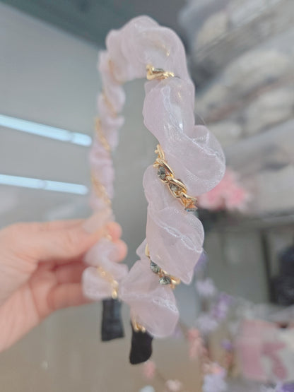 1 Pink Chain Princess Hairband