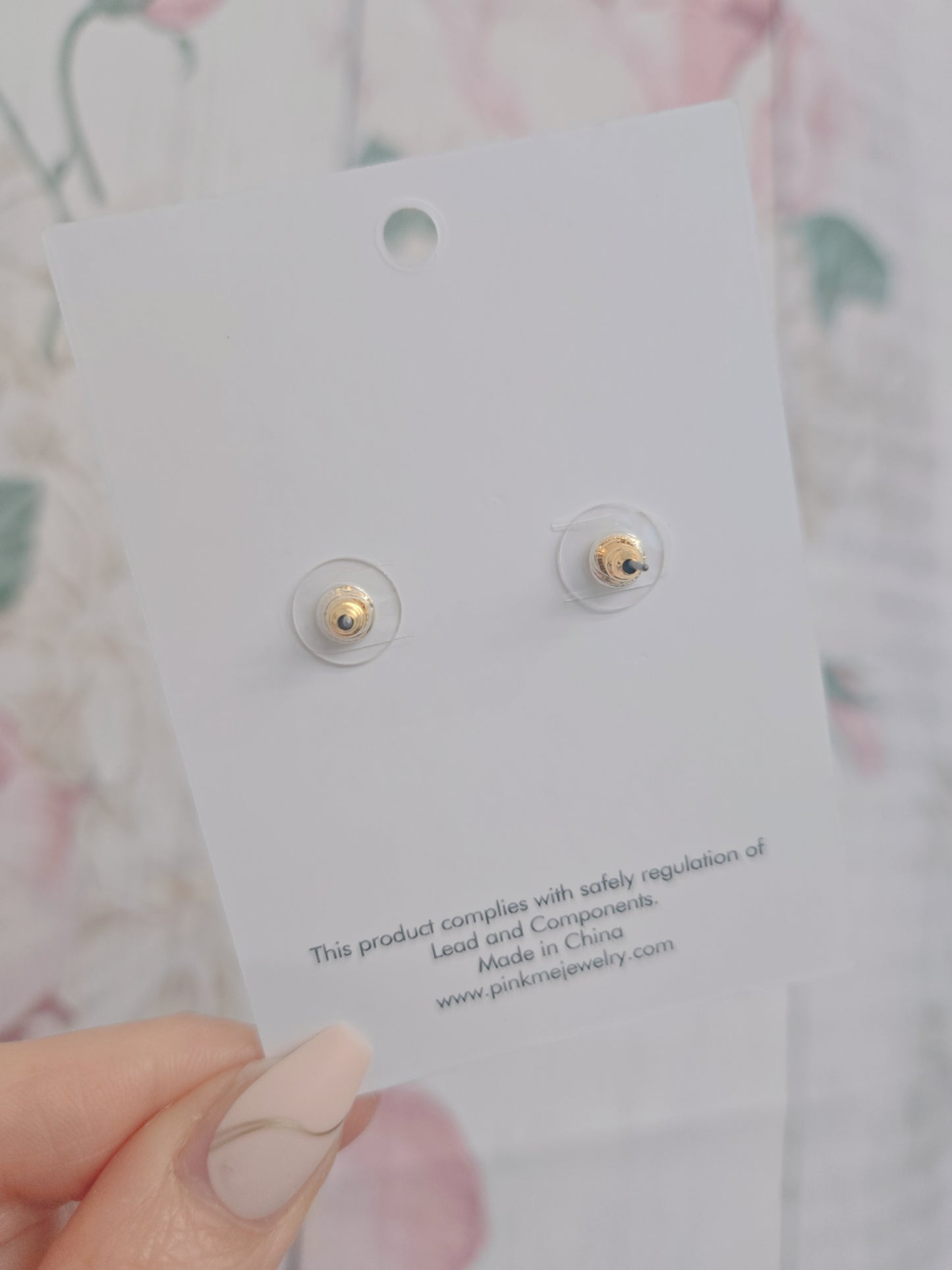 Star Pearl Stone Stud Earring