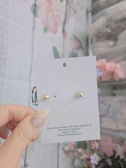 Ribbon Bling Bling Drop Earring